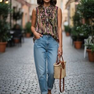 Tahari Blouse In Size S